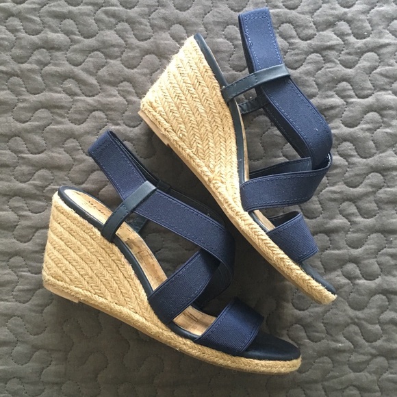 merona wedge heels